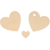 Image de Silhouettes en bois 40 pcs Coeurs