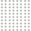 Image de Demi-Perles Adhésives ø 5 mm 80 pcs Argenté