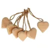 Image de C?ur en bois 6 x 5 x 2 cm 6 pcs