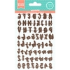 Image de Matrice de découpe Dies Couleurs Nature Alphabets + Chiffres