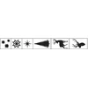 Image de Tampon bois Set Noël cerfs 5 pcs