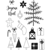 Image de Tampon transparent Woodsy Christmas Noël 17 pcs