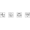 Image de Tampons Bois Set Animaux Jardin