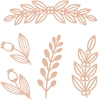 Image de Feuillage ajouré en bois Splendid Christmas 15 pcs