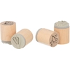 Image de Tampons Bois 20 x 25 mm 4 pcs Life is simple