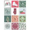 Image de Stickers Carrés Calendrier de l'Avent Christmas Time