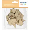 Image de Silhouettes en bois Sapin 21 pcs
