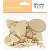 Image de Silhouettes en Bois Funny eggs 18 pcs