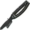 Image de Ensemble de petites brosses de jardin en poils de sanglier Olivia, noir | Czarna