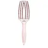 Image de Brosse à cheveux Olivia Garden Combo Pinceau à Doigts rose pastel