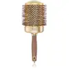 Image de Olivia Garden Expert Blowout Shine Brosse ronde Poils ondulés Doré et marron 80 mm