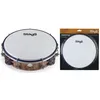 Image de Stagg Tab-208p/Wd - Tambourin Accordable En Plastique 8'' Avec 2 RangÃ©es De Cymbalettes