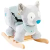 Image de Tim&tiloo Bascule Tiloo Avec Son Fauteuil Et Sa Ceinture 3 Points - Gris