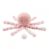 Image de Peluche Pieuvre Musicale - Vieux Rose Et Rose Clair - Nattou