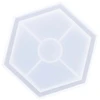 Image de Moule en silicone Sous-verre hexagonal 11,5 x 10 cm