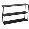 Image de BibliothÃ¨que Ã©tagÃ¨re design en mÃ©tal Madison - L. 120 x H. 80 cm - Noir