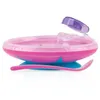 Image de Nuby Assiette Chauffante Avec Ventouse - Rose - 3 Mois +