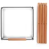 Image de Set De Pieds Longs Anthracite/Bois Pour Evolu 2