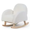 Image de Fauteuil Ã Bascule Enfant Teddy Blanc - Childhome