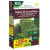 Image de Bsi - Engrais Organo-MinÃ©ral - Bio - Haies, Coniferes - Pour Feuillages Persistants Et Coniferes - 1kg - Plus 250g Gratuit - 12,5mÂ²
