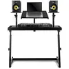 Image de Ibiza - DS20 - Support professionnel pour DJ rÃ©glable - Housse de transport incluse - Noir
