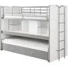 Image de Vipack Lits Superposs Bonny 2 Couchages Compact 80 Silver