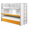 Image de Vipack Lits Superposs Bonny 2 Couchages Compact 80 Orange