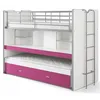 Image de Vipack Lits Superposs Bonny 2 Couchages Compact 80 Fuchsia