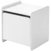 Image de Vipack Chevet Kiddy Enfant Bois Laqu 1 Porte L 40cm Blanc