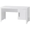 Image de Vipack Bureau Erik Bois Laqu Blanc Avec 1 Caisson 1 Porte Longueur 137 Cm