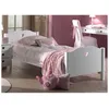 Image de Vipack AMORI Lit simple 90x200cm laqu blanc + Sommier lattes 90x200cm