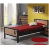 Image de Vipack ALEX Lit Simple 90x200 pin massifPin massif + Sommier 13 lattes