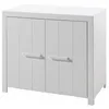 Image de Vipack Commode 2 Portes Pin Massif Laqu Blanc Erik