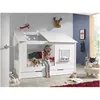 Image de Vipack Lio Lit Cabane 90x200cm + Lit Gigogne