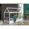 Image de Vipack Dallas Lit Lp 90x200cm Blanc + Lit Gigogne