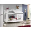 Image de Vipack Lio Lit Cabane 90x200cm + Sommier 16 Lattes 90x200cm Beige