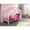 Image de Vipack Dallas Lit Mh 90 X 200 Blanc +Tente Textile Papillon