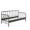 Image de Vipack Lit Capitaine Bronxx En Mtal 90x200cm Avec Sommier