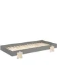 Image de Lit Modulo Puzzle Gris Empilable 90x200 L 203,6 X Lg 93,8 X H 27,5 Cm
