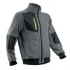 Image de Veste de travail thermique grise MIKAN - avec col montant - T M Coverguard