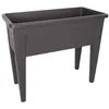 Image de Artevasi Table De Culture Venezia - 39 X 80 X H 69 Cm - Gris Anthracite