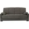 Image de CanapÃ© Clic Clac 3 Places - Taupe - Matelas 17 Cm - L223 X P96 X H 103 Cm - Megan