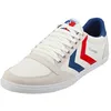 Image de Hummel Slimmer Stadil Low Homme Baskets Decontractee Blanc Bleu Rouge - 42