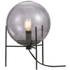 Image de Lampe Ã Poser Alton Abat-Jour En Verre Gris FumÃ©e