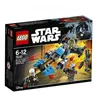 Image de LEGO Star Wars - Pack de combat la moto speeder du Bounty Hunter - 75167