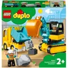 Image de LEGO 10931 - Le camion et la pelleteuse
