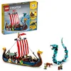 Image de LEGO Creator - Le bateau viking et le serpent de Midgard - 31132