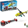 Image de LEGO City - Le transport de l'hÃ©licoptÃ¨re de secours - 60343