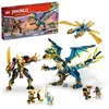 Image de LEGO NINJAGO - Le dragon élémentaire contre le robot de l'impératrice - 71796