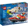 Image de LEGO City - Le bateau de sauvetage des pompiers - 60373